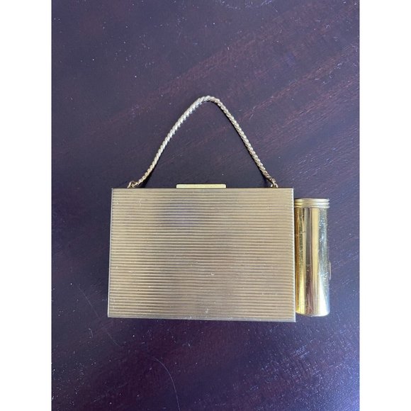 Vintage Zell Fifth Avenue Vanity Carryall Compact Coin & Lipstick Holder - Picture 9 of 9